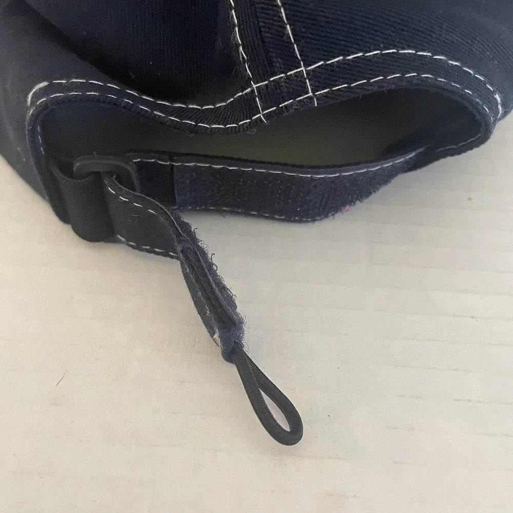 Cornwell Quality Tools Hat Luna Pier Strap Back Baseball Cap‎ Blue Black White